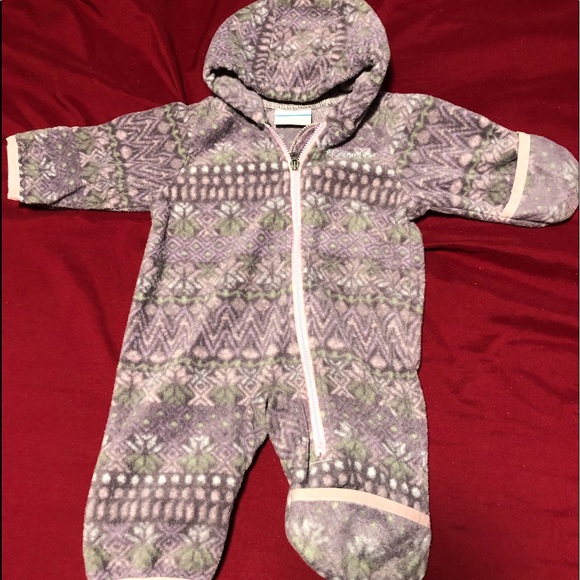 columbia fleece baby suit